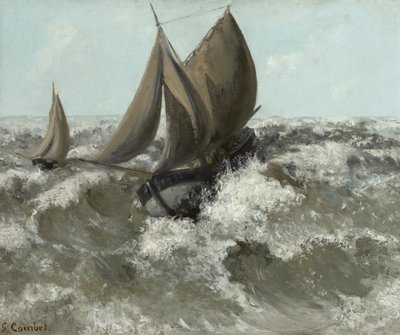 Żaglówka autorstwa Gustave Courbet