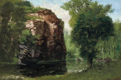 Cicha rzeka autorstwa Gustave Courbet