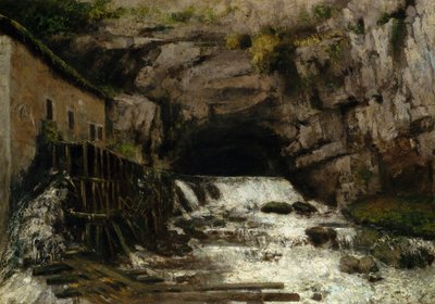 Źródło Loue, 1864 autorstwa Gustave Courbet