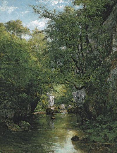 Strumień autorstwa Gustave Courbet
