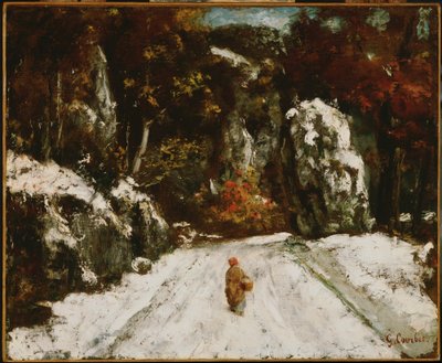 Zima na Jurze autorstwa Gustave Courbet