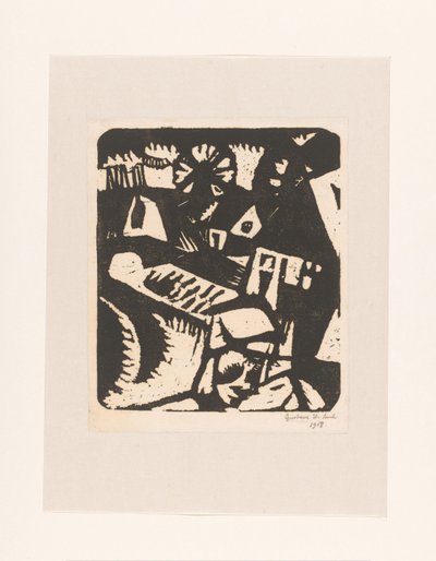 Krajobraz autorstwa Gustave De Smet (signed by artist)