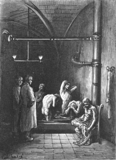 „Dom Schronienia – W Łaźni”, 1872. autorstwa Gustave Dore