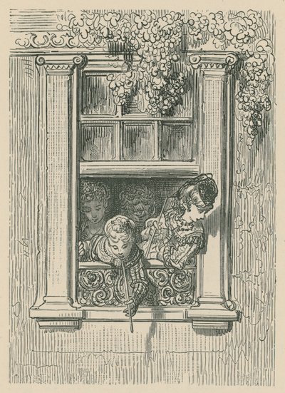 Scena z życia Londynu autorstwa Gustave Dore