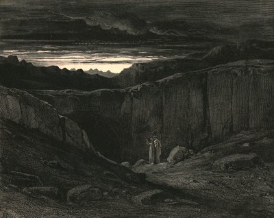 Porzuć wszelką nadzieję, wy, którzy tu wchodzicie, ok. 1890 r. autorstwa Gustave Dore