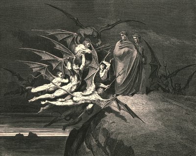 Nie bądźcie nikim z was oburzającym, c1890. autorstwa Gustave Dore