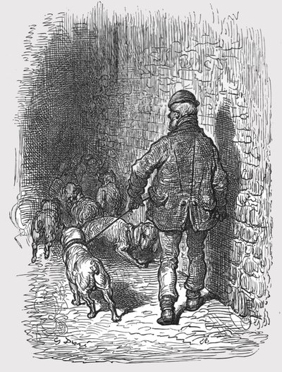 „Bull Dogs”, 1872. autorstwa Gustave Dore