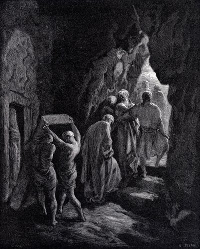 Pogrzeb Sarah autorstwa Gustave Dore