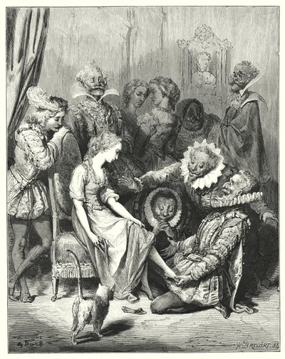 Centrillona; Kopciuszek (grawerunek) autorstwa Gustave Dore