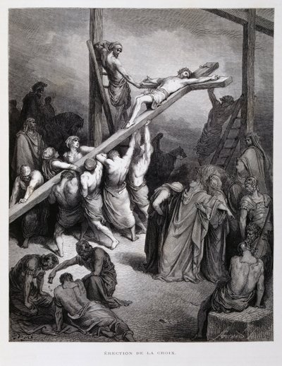 Chrystus ukrzyżowany, ilustracja z Biblii Dore