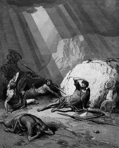 Nawrócenie św. Pawła na drodze do Damaszku, 1865-1866 autorstwa Gustave Dore