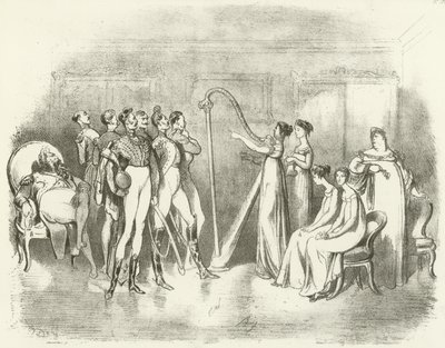 Corinna lub Vocal Charms 1810 (grawiura) autorstwa Gustave Dore