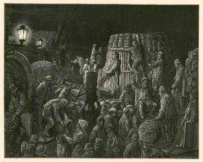 Covent Garden Market, Londyn autorstwa Gustave Dore