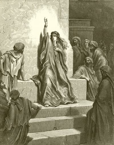 Debora (grawerowanie) autorstwa Gustave Dore