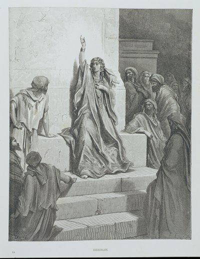 Debora, grawerowane przez Ettlina, c.1868 autorstwa Gustave Dore