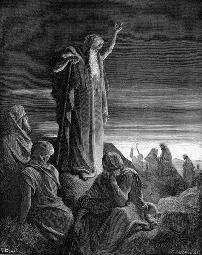 Ezechiel autorstwa Gustave Dore