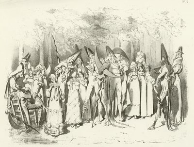 Mody pod katalogiem 1798. Incroyables (wklęsłodruk) autorstwa Gustave Dore