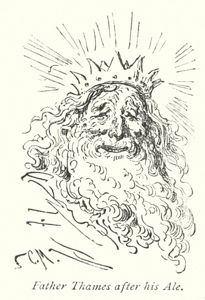 Ojciec Thames po spotkaniu (grawerunek) autorstwa Gustave Dore