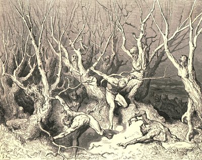 Pospiesz się teraz, wołał pierwszy, teraz pospiesz śmierć!, c1890. autorstwa Gustave Dore