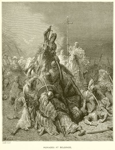 Huniades w Belgradzie autorstwa Gustave Dore