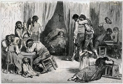 Ilustracja do "Voyage en Espagne" autorstwa Charlesa Davilliera opublikowana w 1866 r. (rycina) autorstwa Gustave Dore