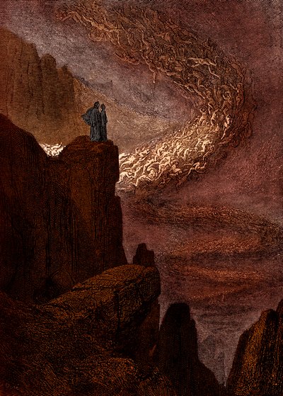 Ilustracja do Boskiej komedii - Piekło (La Divina Commedia, L