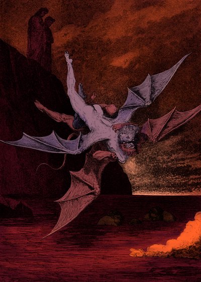 Ilustracja do Boskiej komedii - Piekło (La Divina Commedia, L