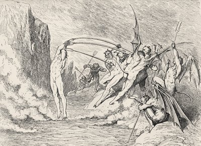 Ilustracja do Boskiej komedii - Piekło (La Divina Commedia, L