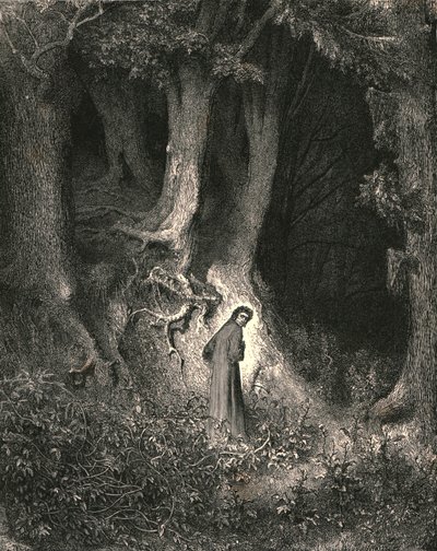 W połowie tego naszego śmiertelnego życia, ok. 1890. autorstwa Gustave Dore