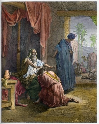 Izaak benit Jakub - Genese (27 autorstwa Gustave Dore