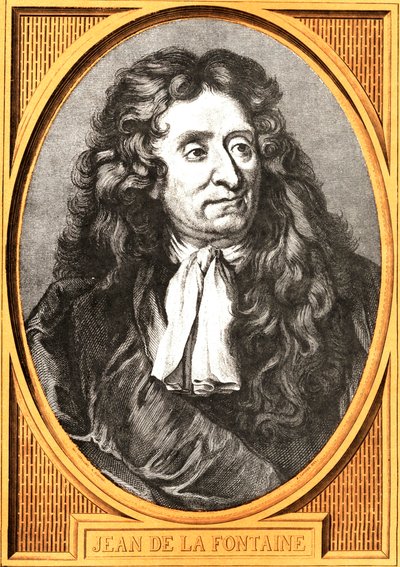 Jean de La Fontaine 1621-1695, XIX wiek. autorstwa Gustave Dore