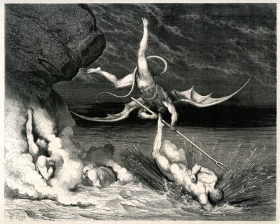 Piekło (La divina commedia) Dantego Alighieri ilustrowane przez Gustave
