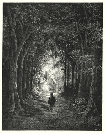 Śpiąca królewna; Śpiąca Królewna (grawerunek) autorstwa Gustave Dore