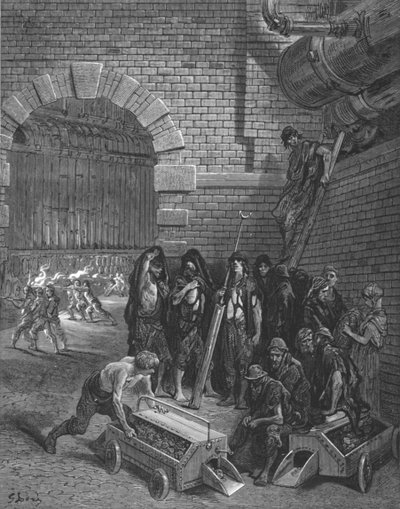 „Gazownia Lambeth”, 1872. autorstwa Gustave Dore