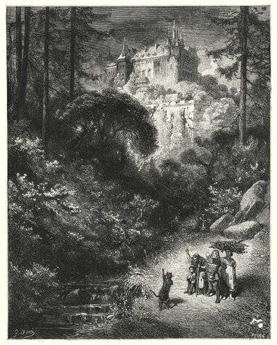 Mistrz Kot lub Kot w Butach; Kot w butach autorstwa Gustave Dore