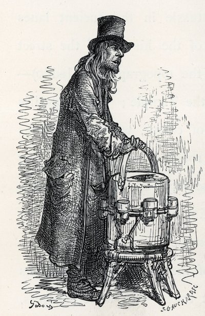Sprzedawca lemoniady autorstwa Gustave Dore