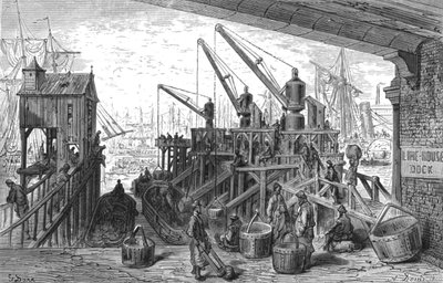 „Dok wapienniczy”, 1872. autorstwa Gustave Dore