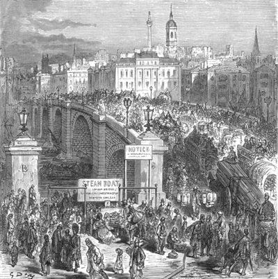 "Most Londyński, 1872", 1872. autorstwa Gustave Dore