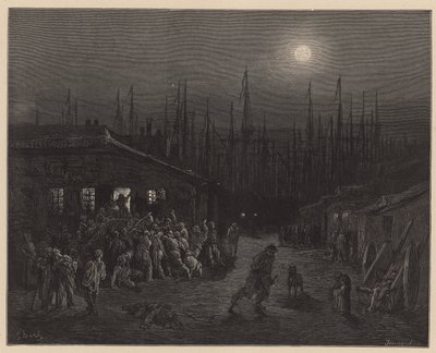Londyn Docklands autorstwa Gustave Dore
