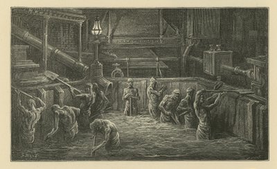 Mieszanie słodu (grawerowanie) autorstwa Gustave Dore
