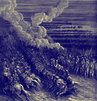 Orlando Furioso autorstwa Ludovico Ariosto autorstwa Gustave Dore