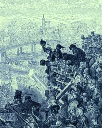Łódź Oxford i Cambridge autorstwa Gustave Dore