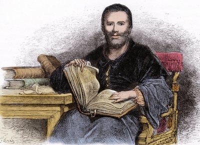Portret Rabelais - ilustracja z 