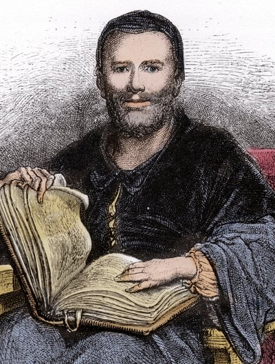 Portret Rabelais - ilustracja z 