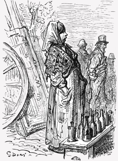 „Poczęstunek przy drodze”, 1872. autorstwa Gustave Dore