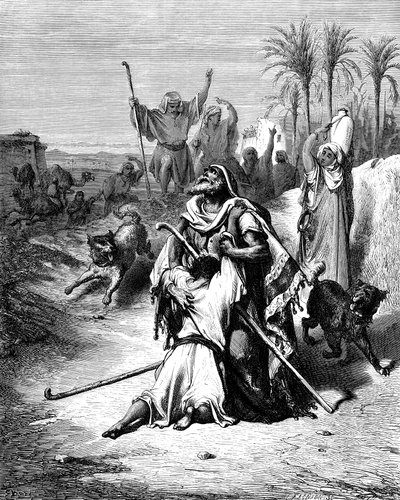 Powrót syna marnotrawnego, 1865-1866 autorstwa Gustave Dore