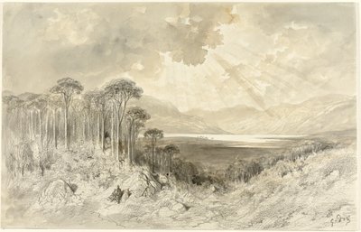 Szkocki krajobraz, 1873 autorstwa Gustave Dore