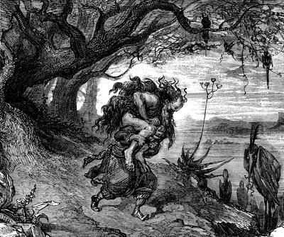 Sindbad żeglarz (Sinbad) - opowieść o tysiącu i jednej nocy (1001) - ilustracja Gustave
