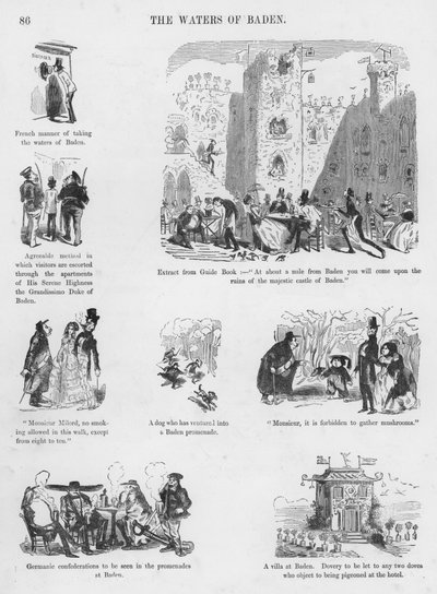 Szkice humorystyczne i groteskowe Gustave Dore (grafika) autorstwa Gustave Dore