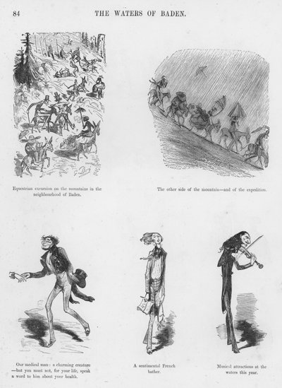 Szkice humorystyczne i groteskowe Gustave Dore (grafika) autorstwa Gustave Dore
